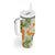 Aloha Festive Hawaii Tumbler With Handle Mokihana - Maile Leis in Muted Summer - Polynesian Pride