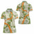 Aloha Festive Hawaii Women Polo Shirt Mokihana - Maile Leis in Muted Summer - Polynesian Pride