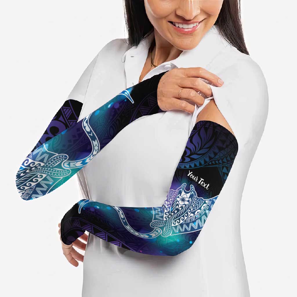 Polynesian Tala Manta Ray Arm Sleeves Nowhere You Could Go That I Won't Be With You LT7 - Polynesian Pride