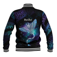 Polynesian Tala Manta Ray Baseball Jacket Nowhere You Could Go That I Won't Be With You - Polynesian Pride