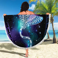 Polynesian Tala Manta Ray Beach Blanket Nowhere You Could Go That I Won't Be With You - Polynesian Pride