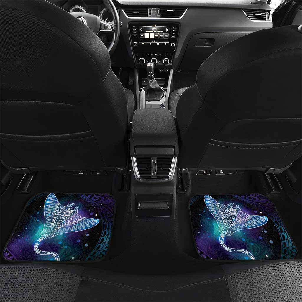 Polynesian Tala Manta Ray Car Mats Nowhere You Could Go That I Won't Be With You - Polynesian Pride