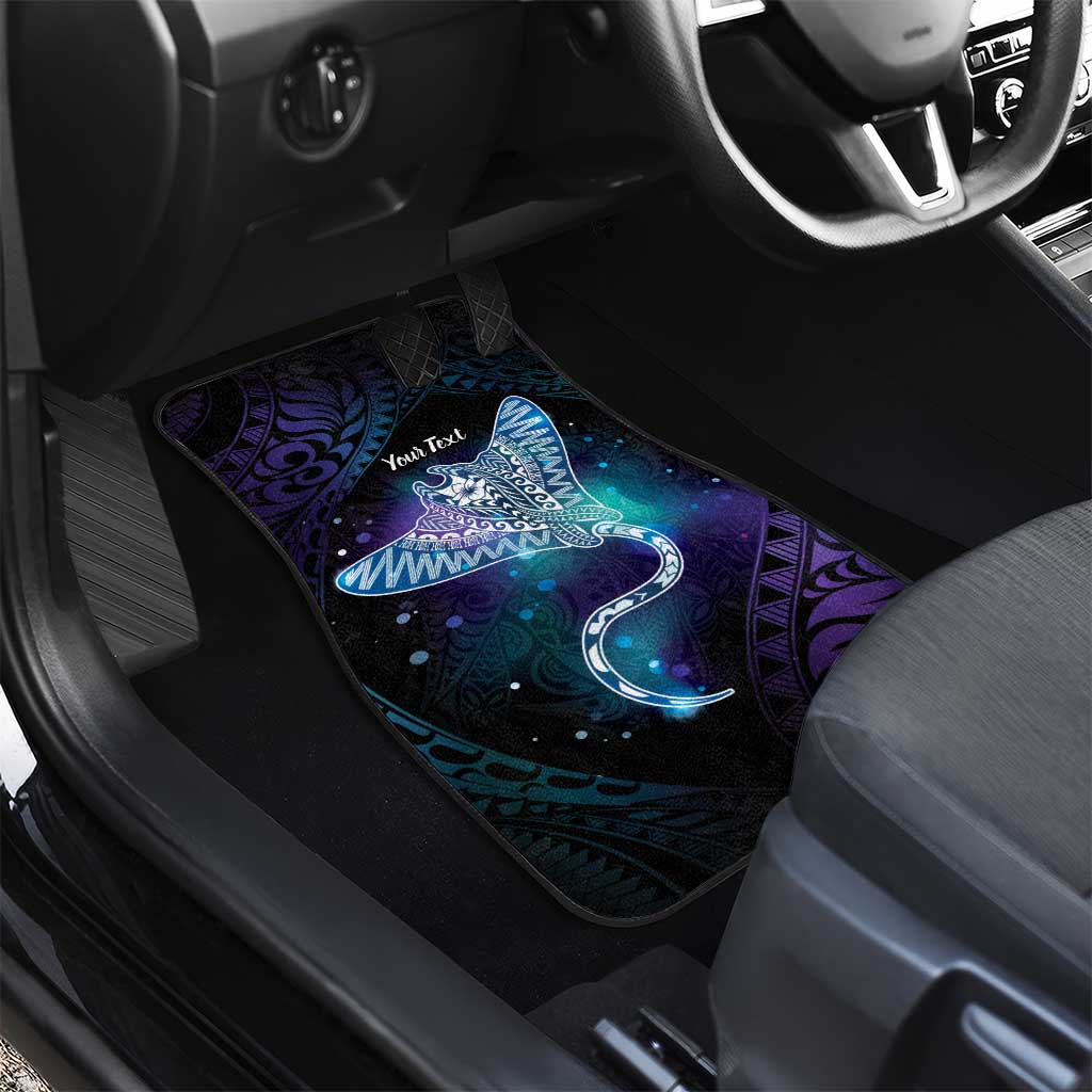 Polynesian Tala Manta Ray Car Mats Nowhere You Could Go That I Won't Be With You - Polynesian Pride