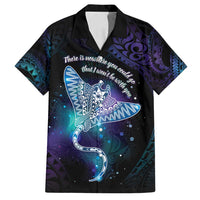Polynesian Tala Manta Ray Family Matching Long Sleeve Bodycon Dress and Hawaiian Shirt Nowhere You Could Go That I Won't Be With You - Polynesian Pride