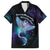 Polynesian Tala Manta Ray Family Matching Off Shoulder Short Dress and Hawaiian Shirt Nowhere You Could Go That I Won't Be With You - Polynesian Pride