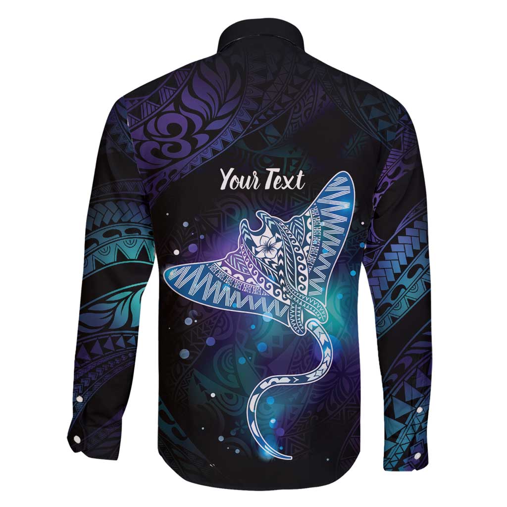 Polynesian Tala Manta Ray Family Matching Tank Maxi Dress and Hawaiian Shirt Nowhere You Could Go That I Won't Be With You - Polynesian Pride