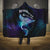 Polynesian Tala Manta Ray Hooded Blanket Nowhere You Could Go That I Won't Be With You - Polynesian Pride