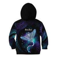 Polynesian Tala Manta Ray Kid Hoodie Nowhere You Could Go That I Won't Be With You - Polynesian Pride