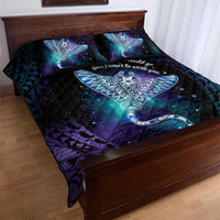 Polynesian Tala Manta Ray Quilt Bed Set Nowhere You Could Go That I Won't Be With You - Polynesian Pride