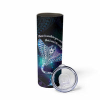 Polynesian Tala Manta Ray Skinny Tumbler Nowhere You Could Go That I Won't Be With You - Polynesian Pride