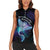 Polynesian Tala Manta Ray Women Sleeveless Polo Shirt Nowhere You Could Go That I Won't Be With You - Polynesian Pride
