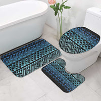Maori Niho Taniwha Te Wheiao Bathroom Set Moana Blue - Polynesian Pride
