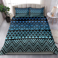 Maori Niho Taniwha Te Wheiao Bedding Set Moana Blue - Polynesian Pride