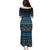 Maori Niho Taniwha Te Wheiao Family Matching Puletasi and Hawaiian Shirt Moana Blue - Polynesian Pride
