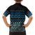 Maori Niho Taniwha Te Wheiao Family Matching Summer Maxi Dress and Hawaiian Shirt Moana Blue - Polynesian Pride