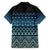 Maori Niho Taniwha Te Wheiao Family Matching Summer Maxi Dress and Hawaiian Shirt Moana Blue - Polynesian Pride