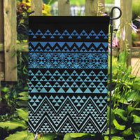 Maori Niho Taniwha Te Wheiao Garden Flag Moana Blue LT7 Garden Flag Blue - Polynesian Pride