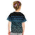 Maori Niho Taniwha Te Wheiao Kid T Shirt Moana Blue - Polynesian Pride