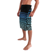 Maori Niho Taniwha Te Wheiao Lavalava Moana Blue - Polynesian Pride