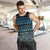 Maori Niho Taniwha Te Wheiao Men Tank Top Moana Blue - Polynesian Pride