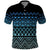 Maori Niho Taniwha Te Wheiao Polo Shirt Moana Blue - Polynesian Pride