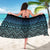 Maori Niho Taniwha Te Wheiao Sarong Moana Blue - Polynesian Pride