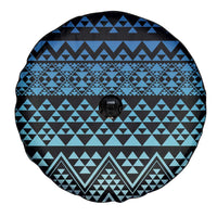 Maori Niho Taniwha Te Wheiao Spare Tire Cover Moana Blue LT7 - Polynesian Pride