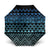 Maori Niho Taniwha Te Wheiao Umbrella Moana Blue - Polynesian Pride