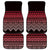 Maori Niho Taniwha Te Wheiao Car Mats Terracotta - Polynesian Pride