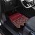 Maori Niho Taniwha Te Wheiao Car Mats Terracotta - Polynesian Pride