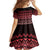Maori Niho Taniwha Te Wheiao Family Matching Summer Maxi Dress and Hawaiian Shirt Terracotta - Polynesian Pride