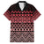 Maori Niho Taniwha Te Wheiao Family Matching Summer Maxi Dress and Hawaiian Shirt Terracotta - Polynesian Pride