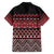 Maori Niho Taniwha Te Wheiao Family Matching Summer Maxi Dress and Hawaiian Shirt Terracotta - Polynesian Pride