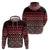 Maori Niho Taniwha Te Wheiao Hoodie Terracotta - Polynesian Pride