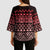 Maori Niho Taniwha Te Wheiao Kimono Sleeve Blouse Terracotta - Polynesian Pride