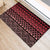 Maori Niho Taniwha Te Wheiao Rubber Doormat Terracotta - Polynesian Pride
