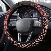 Maori Niho Taniwha Te Wheiao Steering Wheel Cover Terracotta LT7 - Polynesian Pride
