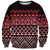 Maori Niho Taniwha Te Wheiao Sweatshirt Terracotta - Polynesian Pride