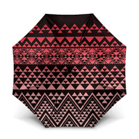 Maori Niho Taniwha Te Wheiao Umbrella Terracotta - Polynesian Pride