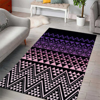 Maori Niho Taniwha Te Wheiao Area Rug Waiporoporo - Polynesian Pride