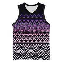 Maori Niho Taniwha Te Wheiao Basketball Jersey Waiporoporo - Polynesian Pride