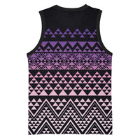 Maori Niho Taniwha Te Wheiao Basketball Jersey Waiporoporo - Polynesian Pride