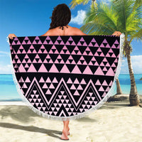 Maori Niho Taniwha Te Wheiao Beach Blanket Waiporoporo - Polynesian Pride
