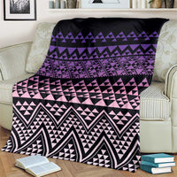 Maori Niho Taniwha Te Wheiao Blanket Waiporoporo - Polynesian Pride