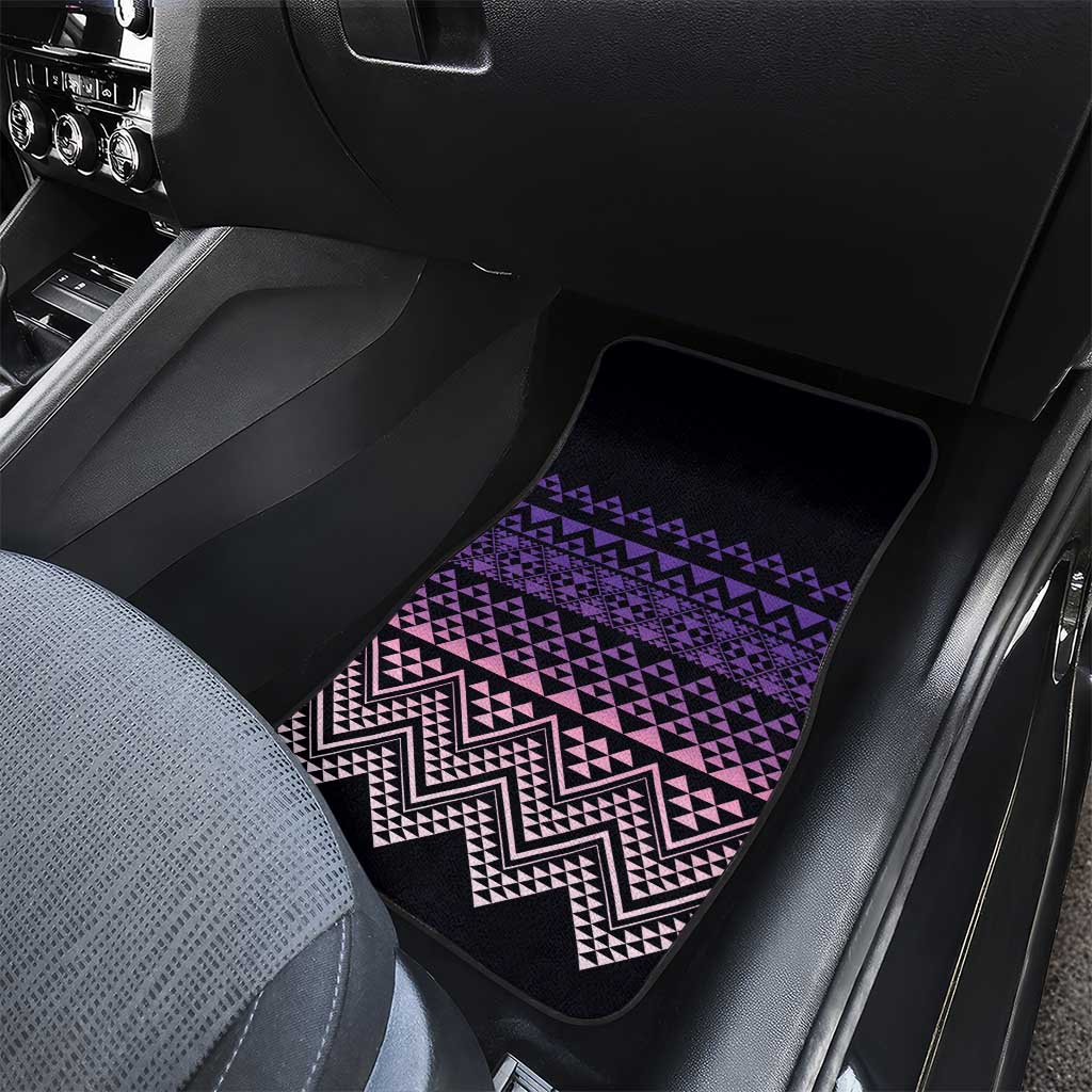 Maori Niho Taniwha Te Wheiao Car Mats Waiporoporo - Polynesian Pride