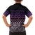 Maori Niho Taniwha Te Wheiao Family Matching Summer Maxi Dress and Hawaiian Shirt Waiporoporo - Polynesian Pride