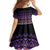Maori Niho Taniwha Te Wheiao Family Matching Summer Maxi Dress and Hawaiian Shirt Waiporoporo - Polynesian Pride