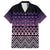 Maori Niho Taniwha Te Wheiao Family Matching Summer Maxi Dress and Hawaiian Shirt Waiporoporo - Polynesian Pride