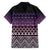 Maori Niho Taniwha Te Wheiao Family Matching Summer Maxi Dress and Hawaiian Shirt Waiporoporo - Polynesian Pride