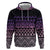 Maori Niho Taniwha Te Wheiao Hoodie Waiporoporo - Polynesian Pride